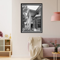 Historic Framed Print, Bagby House, Broad Street, Camden, Wilcox County, AL - 2,  17-7/8" x 21-7/8"