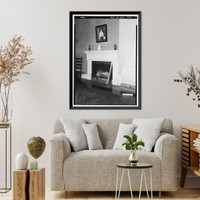 Historic Framed Print, Bagby House, Broad Street, Camden, Wilcox County, AL - 8,  17-7/8" x 21-7/8"