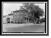 Wilcox Hotel, Broad Street (State Route 28), Camden, Wilcox County, AL Classic, Antique Poster