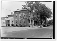 Wilcox Hotel, Broad Street (State Route 28), Camden, Wilcox County, AL Classic, Antique Poster