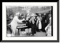 Historic Framed Print, Greenwich Village Fair "Hot Dogs",  17-7/8" x 21-7/8"