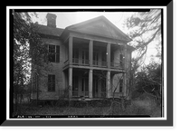 Burford House, County Road 33 vicinity, Camden vicinity, Wilcox County, AL, Vintage Poster