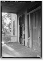 Burford House, County Road 33 vicinity, Camden vicinity, Wilcox County, AL - 4, Antique Print