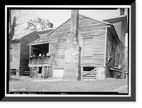 Historic Framed Print, Bethea-Strother House, State Road 28, Canton Bend, Wilcox County, AL - 3,  17-7/8" x 21-7/8"