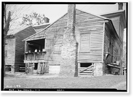 Historic Framed Print, Bethea-Strother House, State Road 28, Canton Bend, Wilcox County, AL - 3,  17-7/8" x 21-7/8"