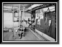 Hot Springs National Park, Bathhouse Row, Buckstaff Bathhouse: Mechanical & Piping Systems, State Highway 7, 1 Mile North of U.S. Highway 70, Hot Springs, Garland County, AR - 4 Vintage Wall Art Pr