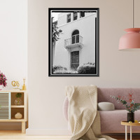 U.S. Naval Hospital, Corps Barracks, Park Boulevard, Balboa Park, San Diego, San Diego County, CA - 20, Vintage Wall Art
