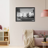 U.S. Naval Hospital, Sick Officers Quarters, Park Boulevard, Balboa Park, San Diego, San Diego County, CA - 2, Antique Poster