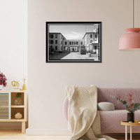 U.S. Naval Hospital, Sick Officers Quarters, Park Boulevard, Balboa Park, San Diego, San Diego County, CA - 5, Vintage Print
