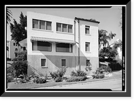 U.S. Naval Hospital, Executive Officer's Quarters, Park Boulevard, Balboa Park, San Diego, San Diego County, CA - 3, Historic Print