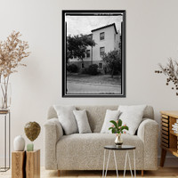 U.S. Naval Hospital, Surgeon's Quarters, Park Boulevard, Balboa Park, San Diego, San Diego County, CA - 3, Vintage Wall Art