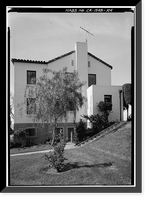 U.S. Naval Hospital, Surgeon's Quarters, Park Boulevard, Balboa Park, San Diego, San Diego County, CA - 4, Antique Print