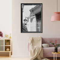 U.S. Naval Hospital, Surgeon's Quarters, Park Boulevard, Balboa Park, San Diego, San Diego County, CA - 7, Antique Poster