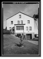 U.S. Naval Hospital, Double Quarters, Park Boulevard, Balboa Park, San Diego, San Diego County, CA - 2 Classic, Historic Print
