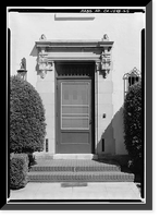 U.S. Naval Hospital, Double Quarters, Park Boulevard, Balboa Park, San Diego, San Diego County, CA - 5 Classic, Antique Print