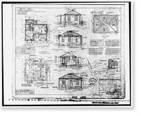 U.S. Naval Hospital, Gate House, Park Boulevard, Balboa Park, San Diego, San Diego County, CA - 5, Antique Wall Art