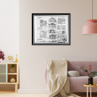 U.S. Naval Hospital, Gate House, Park Boulevard, Balboa Park, San Diego, San Diego County, CA - 5, Antique Wall Art