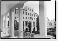 U.S. Naval Hospital, South Ward, Park Boulevard, Balboa Park, San Diego, San Diego County, CA - 9, Vintage Wall Art