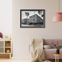U.S. Naval Hospital, Sick Officers & Outpatient Building, Park Boulevard, Balboa Park, San Diego, San Diego County, CA - 4, Historic Print
