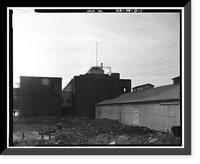 Historic Framed Print, Savage Tire Factory, Factory Building, 2301 Main Street, San Diego, San Diego County, CA,  17-7/8" x 21-7/8"