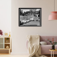 Historic Framed Print, Fort Rosecrans, Mining Casemate, Point Loma, San Diego, San Diego County, CA - 2,  17-7/8" x 21-7/8"