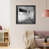 Historic Framed Print, Fort Rosecrans, Mining Casemate, Point Loma, San Diego, San Diego County, CA - 23,  17-7/8" x 21-7/8"