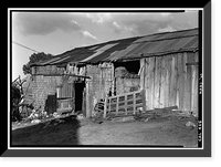 Warner Ranch, Barn-Trading Post, San Felipe Road (State Highway S2), Warner Springs vicinity, San Diego County, CA Classic, Antique Print