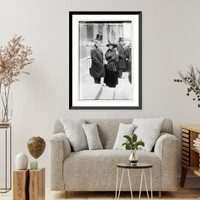 Historic Framed Print, Paderewski & wife - 2,  17-7/8" x 21-7/8"