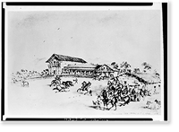 Historic Framed Print, Mission San Francisco de Asis, Mission & Sixteenth Streets, San Francisco, San Francisco County, CA - 2,  17-7/8" x 21-7/8"