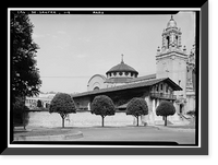 Historic Framed Print, Mission San Francisco de Asis, Mission & Sixteenth Streets, San Francisco, San Francisco County, CA - 18,  17-7/8" x 21-7/8"