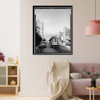 San Francisco Cable Railway, Washington & Mason Streets, San Francisco, San Francisco County, CA - 3 Classic, Antique Poster