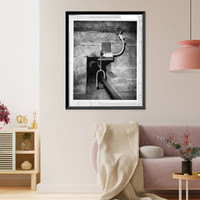 Historic Framed Print, San Francisco Cable Railway, Washington & Mason Streets, San Francisco, San Francisco County, CA - 5,  17-7/8" x 21-7/8"