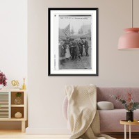 Historic Framed Print, Seed distribution .  Rockefeller Garden,  17-7/8" x 21-7/8"