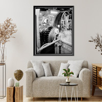 Historic Framed Print, San Francisco Cable Railway, Washington & Mason Streets, San Francisco, San Francisco County, CA - 58,  17-7/8" x 21-7/8"