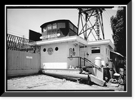 Historic Framed Print, Anderson-Christofani Shipyard, Innes Avenue & Griffith Street, San Francisco, San Francisco County, CA,  17-7/8" x 21-7/8"