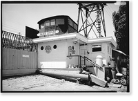 Historic Framed Print, Anderson-Christofani Shipyard, Innes Avenue & Griffith Street, San Francisco, San Francisco County, CA,  17-7/8" x 21-7/8"