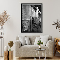 Historic Framed Print, Anderson-Christofani Shipyard, Innes Avenue & Griffith Street, San Francisco, San Francisco County, CA - 16,  17-7/8" x 21-7/8"