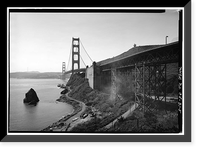 Golden Gate Bridge, Spanning mouth of San Francisco Bay, San Francisco, San Francisco County, CA - 5, Vintage Wall Art