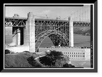 Golden Gate Bridge, Spanning mouth of San Francisco Bay, San Francisco, San Francisco County, CA - 13, Vintage Print