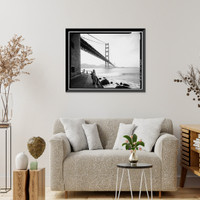 Golden Gate Bridge, Spanning mouth of San Francisco Bay, San Francisco, San Francisco County, CA - 20, Antique Print