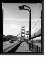 Golden Gate Bridge, Spanning mouth of San Francisco Bay, San Francisco, San Francisco County, CA - 22, Vintage Poster