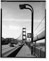 Golden Gate Bridge, Spanning mouth of San Francisco Bay, San Francisco, San Francisco County, CA - 22, Vintage Poster