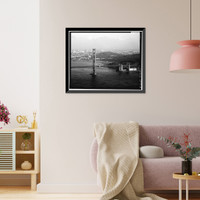 Golden Gate Bridge, Spanning mouth of San Francisco Bay, San Francisco, San Francisco County, CA - 24, Vintage Wall Art