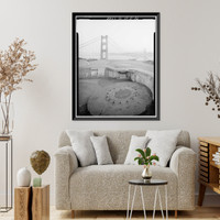 Golden Gate Bridge, Spanning mouth of San Francisco Bay, San Francisco, San Francisco County, CA - 26, Antique Wall Art