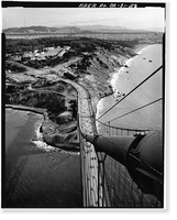 Golden Gate Bridge, Spanning mouth of San Francisco Bay, San Francisco, San Francisco County, CA - 28, Vintage Poster