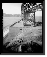 Golden Gate Bridge, Spanning mouth of San Francisco Bay, San Francisco, San Francisco County, CA - 39, Vintage Poster