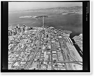 San Francisco Oakland Bay Bridge, Spanning San Francisco Bay, San Francisco, San Francisco County, CA - 2, Historic Reproduction