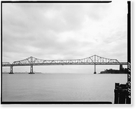 San Francisco Oakland Bay Bridge, Spanning San Francisco Bay, San Francisco, San Francisco County, CA - 9 Classic, Antique Print