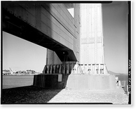 Historic Framed Print, San Francisco Oakland Bay Bridge, Spanning San Francisco Bay, San Francisco, San Francisco County, CA - 16,  17-7/8" x 21-7/8"