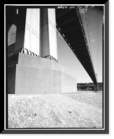 Historic Framed Print, San Francisco Oakland Bay Bridge, Spanning San Francisco Bay, San Francisco, San Francisco County, CA - 17,  17-7/8" x 21-7/8"